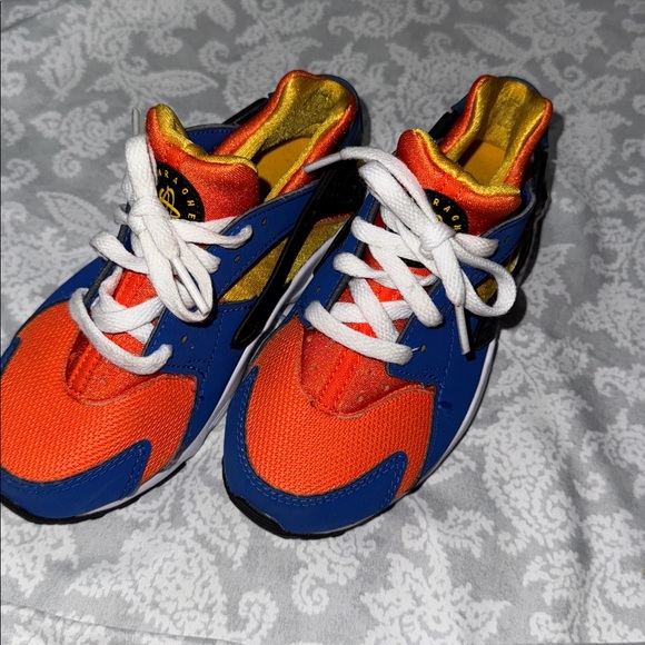 Nike Big Kids Huarache Run Royal Blue/Yellow - Picture 1 of 7